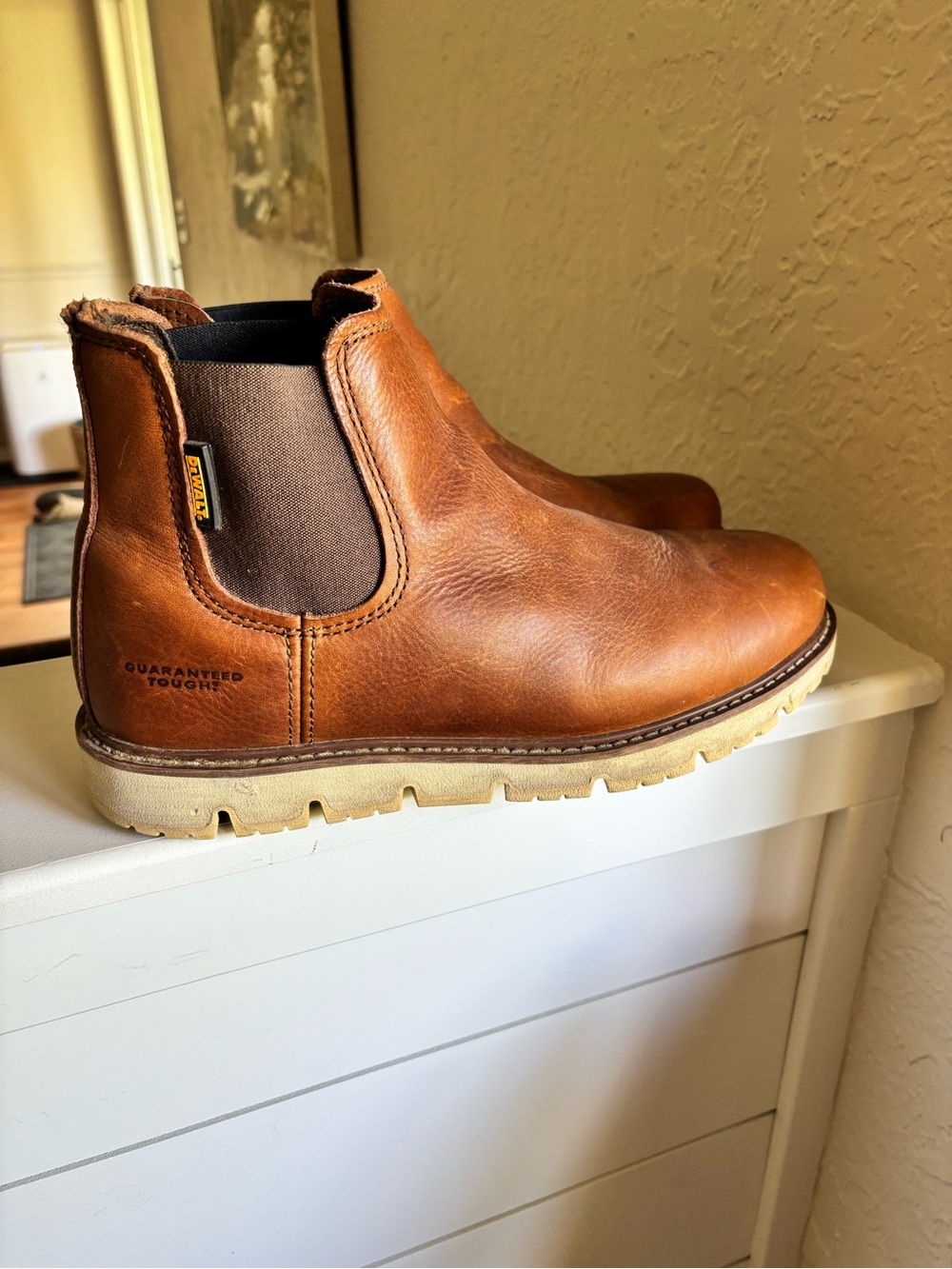 DeWalt Albany Flex Leather Chelsea Work Boot 12W - Picture 3 of 12